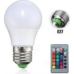 Φωτογραφία προϊόντος: ΛΑΜΠΑ E27 RGB + CONTROLLER 7,5 WATT