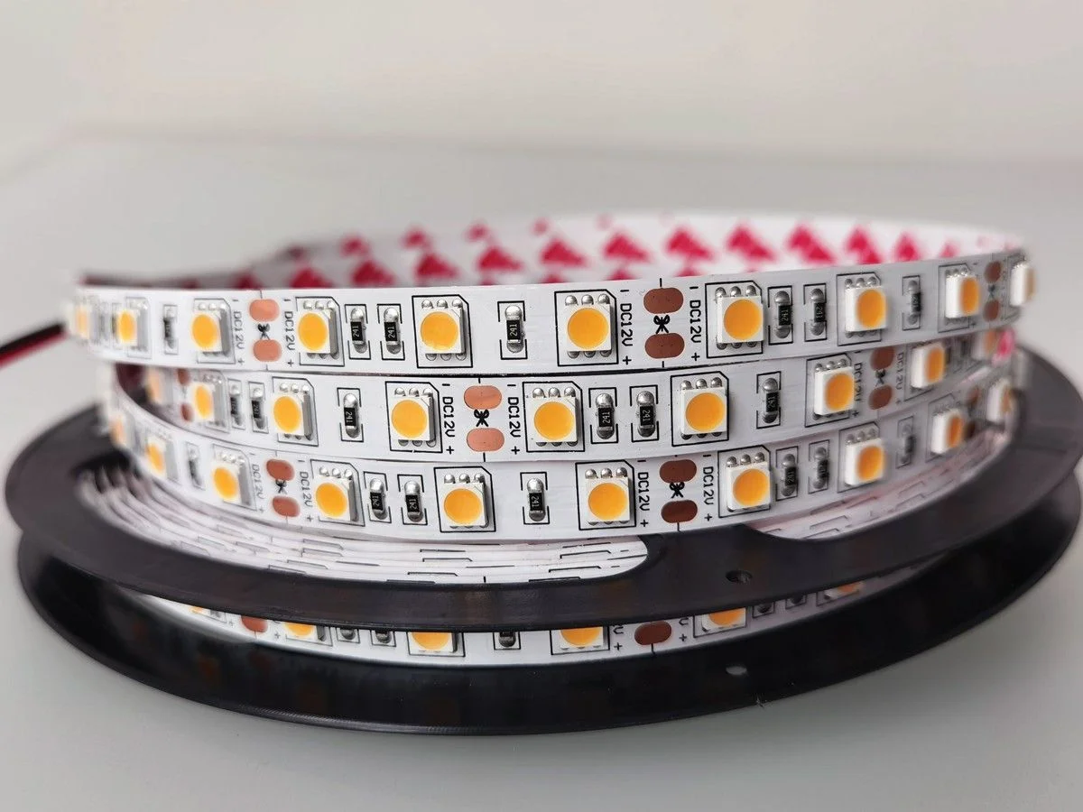 Φωτογραφία προϊόντος: Ταινία Led SMD 5050, 12V, 10W, 1086lm, 6000K, 5m/roll, CRI>80, IP20