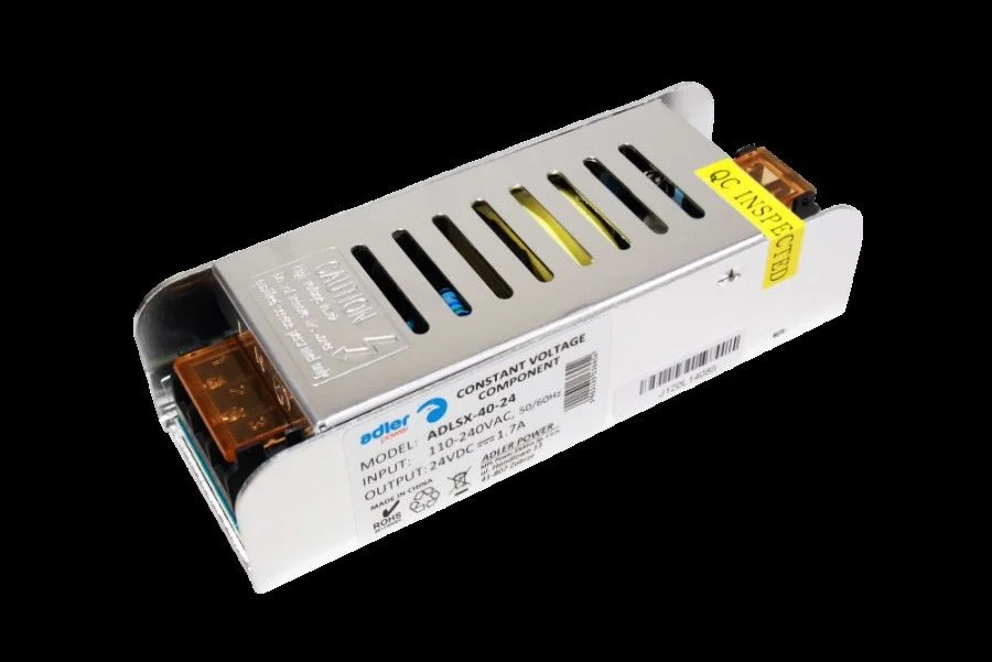 Φωτογραφία προϊόντος: LED POWER SUPPLY 220V--24V 40W 1.7A ADLER METAL