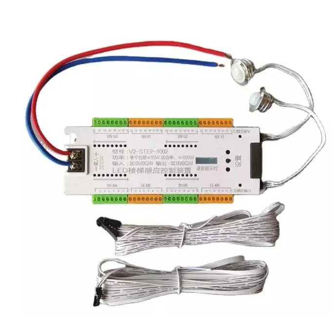 Φωτογραφία προϊόντος: Stair LED PIR Motion Controller DC 12V 24V Ind Stair 32 Channel