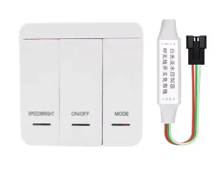 Φωτογραφία προϊόντος: Wireless Controller WS2811 24VDC Running Water LED