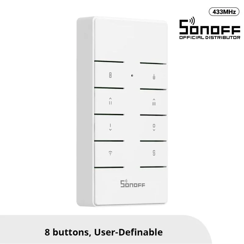 Φωτογραφία προϊόντος: SONOFF 433-REMOTE R2-RF 433MHz Remote Controller 8 Button-Key
