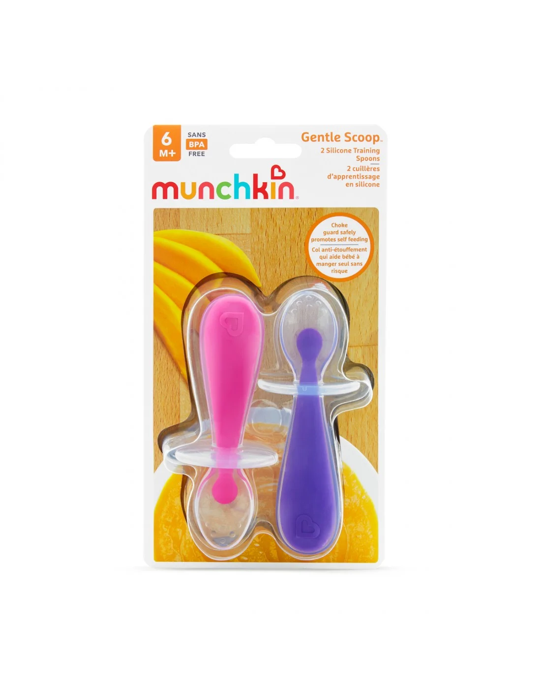 Φωτογραφία προϊόντος: Munchkin Βρεφικό Σετ με Κουτάλια από Σιλικόνη για 6+ μηνών (2τμχ)
