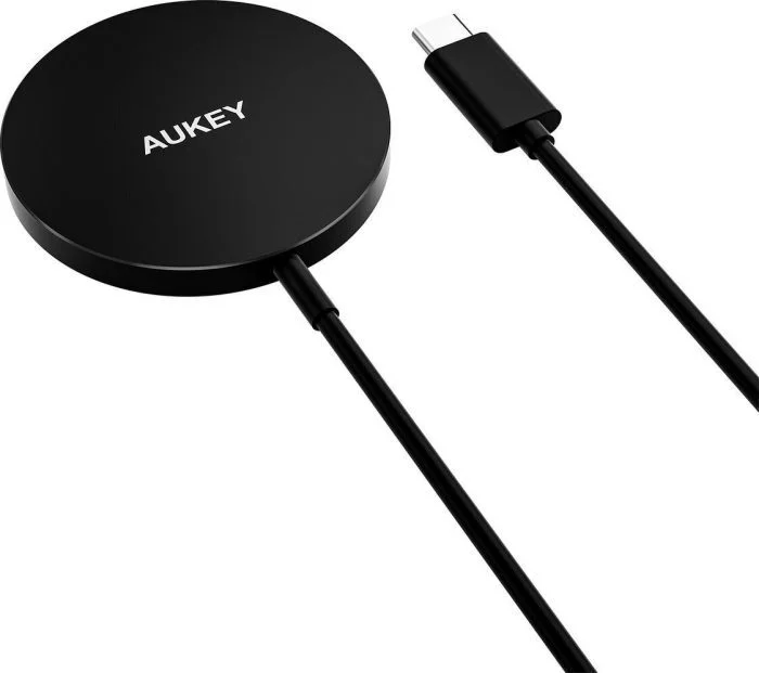 Φωτογραφία προϊόντος: Φορτιστής Aukey LC-A1S Επαγωγικός Qi 2.2 A / 15W για Iphone 12/13/14 (LC-A1S)