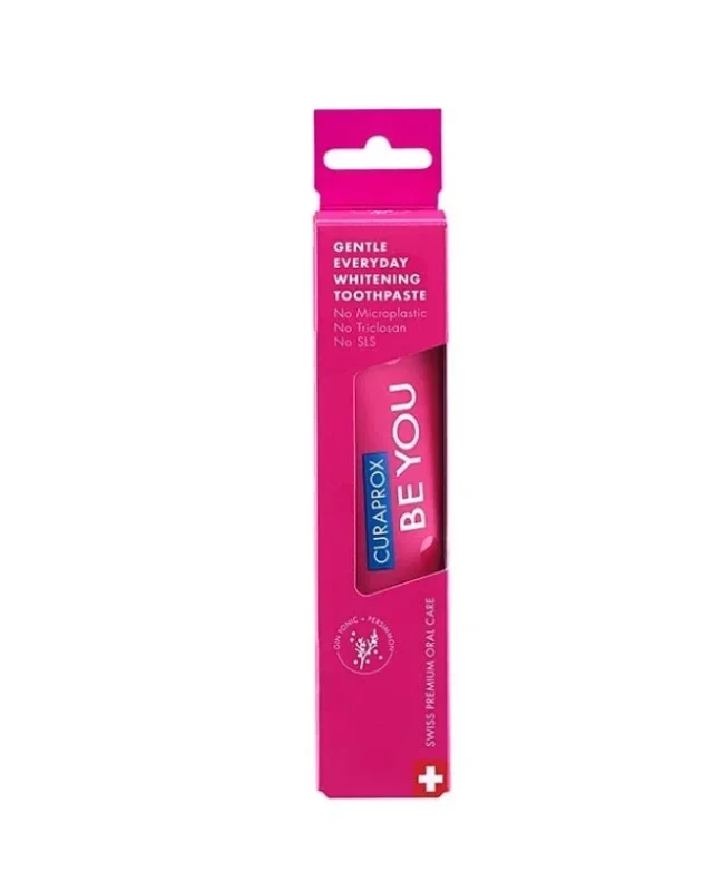 Φωτογραφία προϊόντος: Curaprox Be You Gentle Everyday Whitening Οδοντόκρεμα με Γεύση Τζιν Τόνικ & Λωτός 60ml - OEM