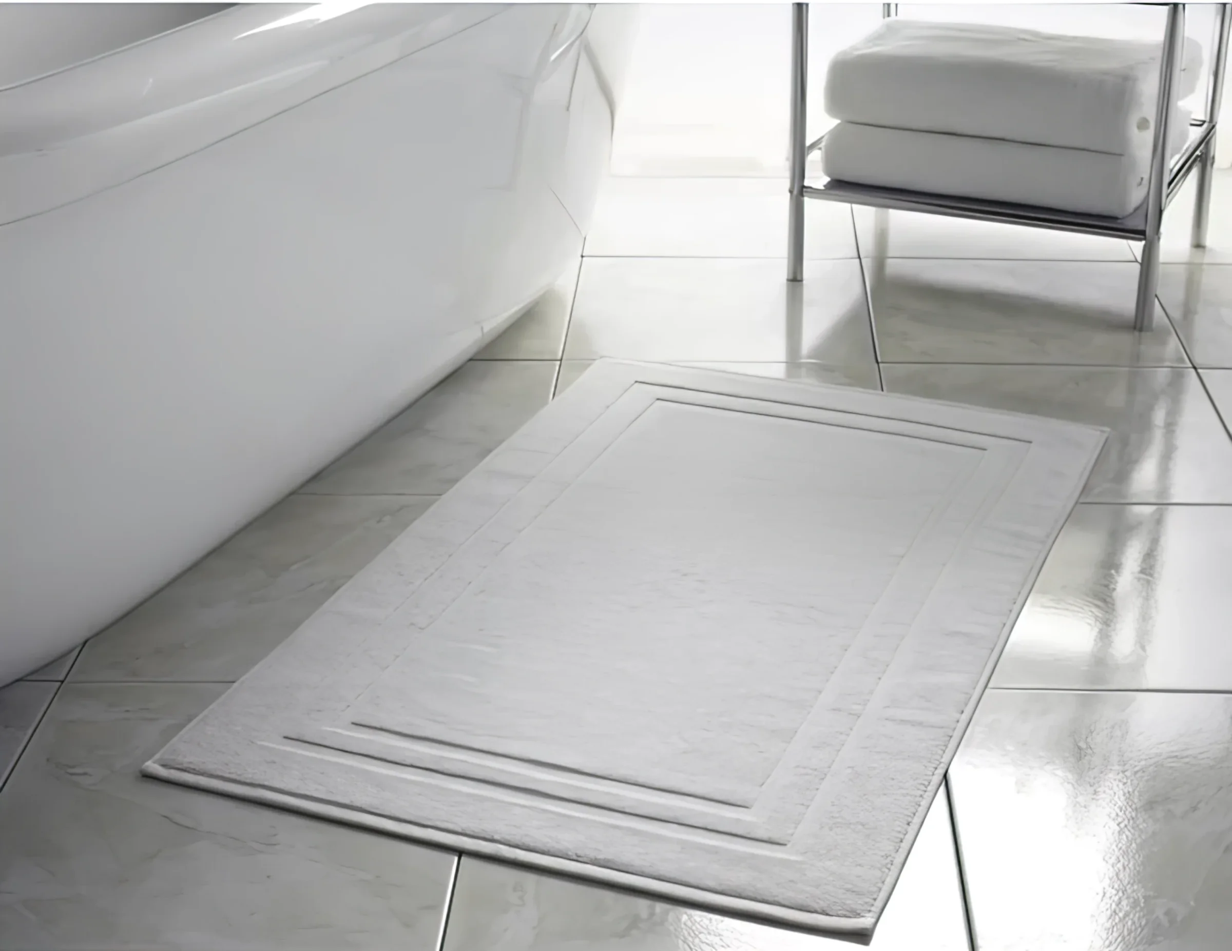 Φωτογραφία προϊόντος: Πατάκι 50x75 Λευκό Cotton 100% 002006011