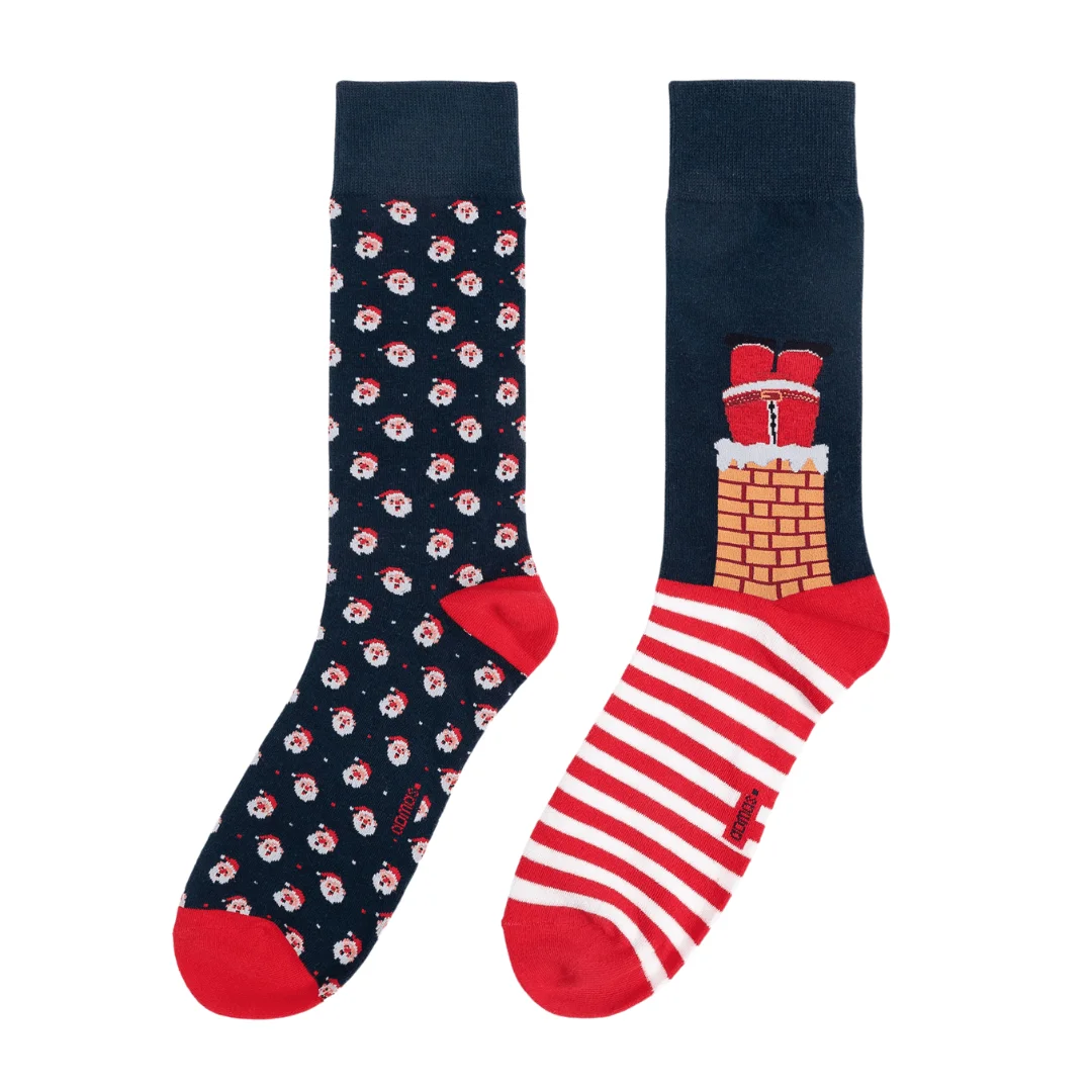 Φωτογραφία προϊόντος: Admas Christmas Here Again 2Pack Socks Dark Blue