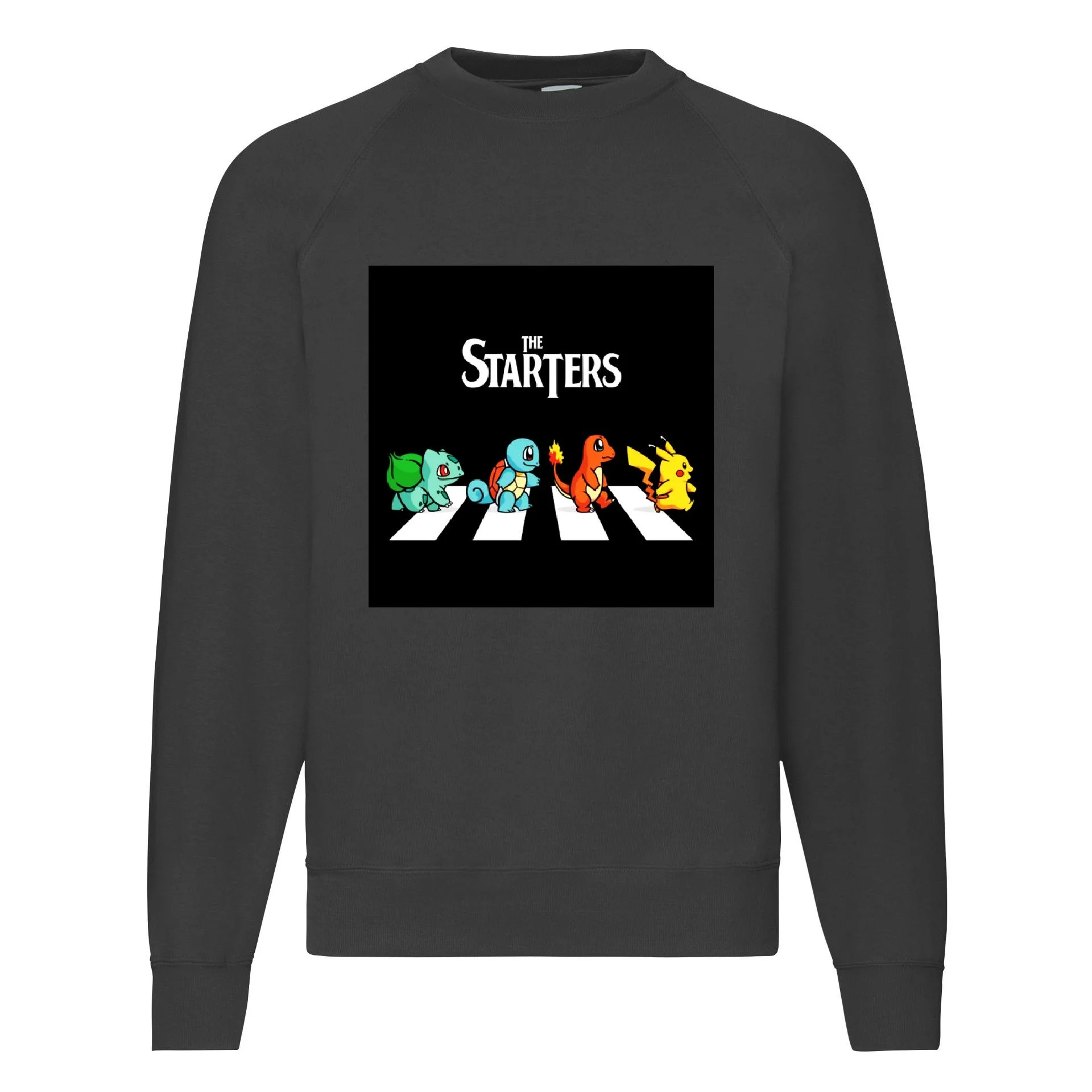 Φωτογραφία προϊόντος: Φούτερ Sweatshirt Sweater Pokemon the starters Pikachu no23 Fruit of the loom 80% βαμβάκι