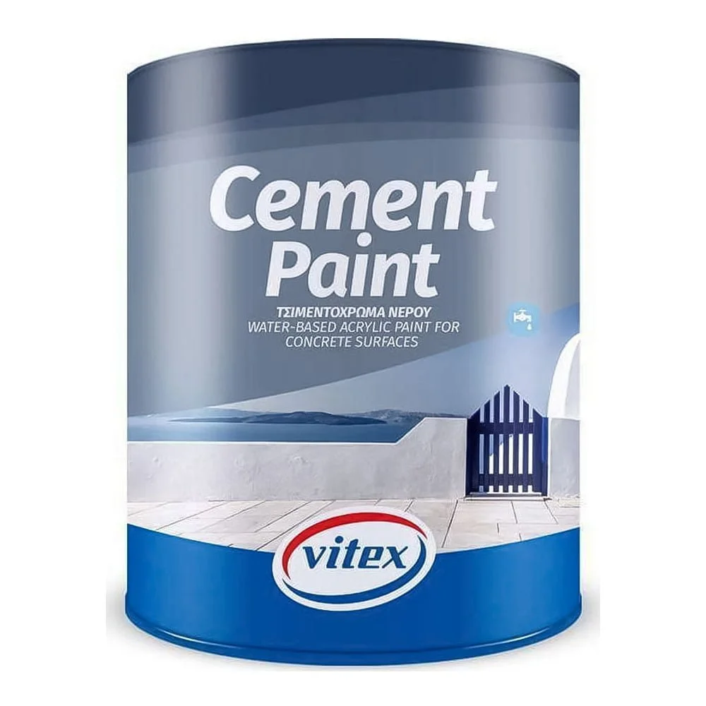 Φωτογραφία προϊόντος: Vitex Cement Paint Ακρυλικό Τσιμεντόχρωμα Νερού 3L Λευκό