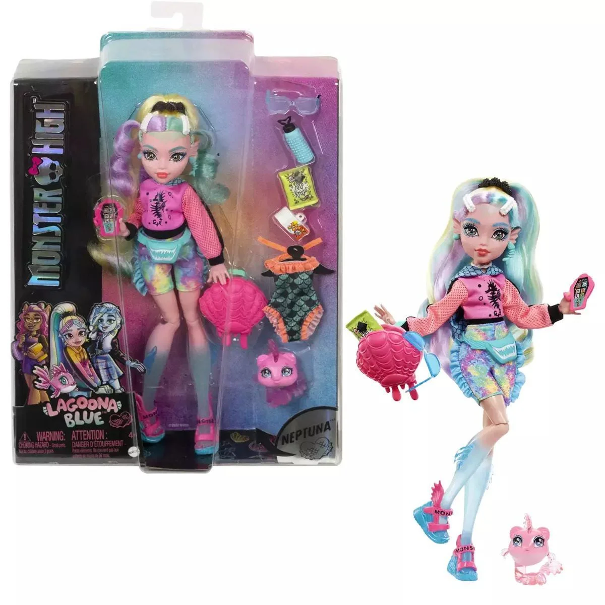 Φωτογραφία προϊόντος: Lagoona Κούκλα Monster High για 4+ Ετών 25εκ.