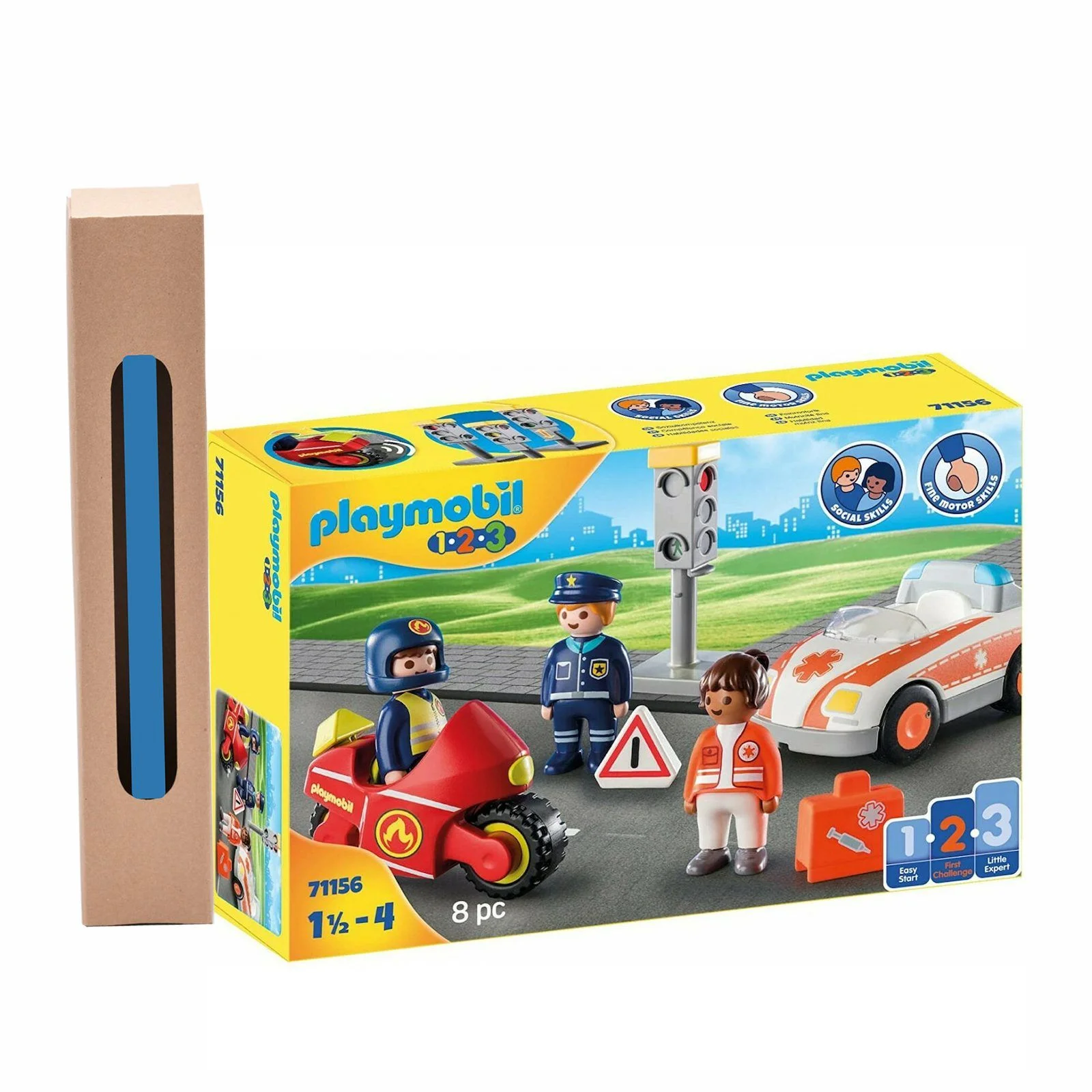 Φωτογραφία προϊόντος: Playmobil 123 Καθημερινοί Ήρωες για 1.5+ ετών και δώρο λαμπάδα