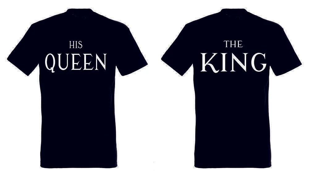 Φωτογραφία προϊόντος: T-shirt The King and His Queen (σετ 2 τεμ.)