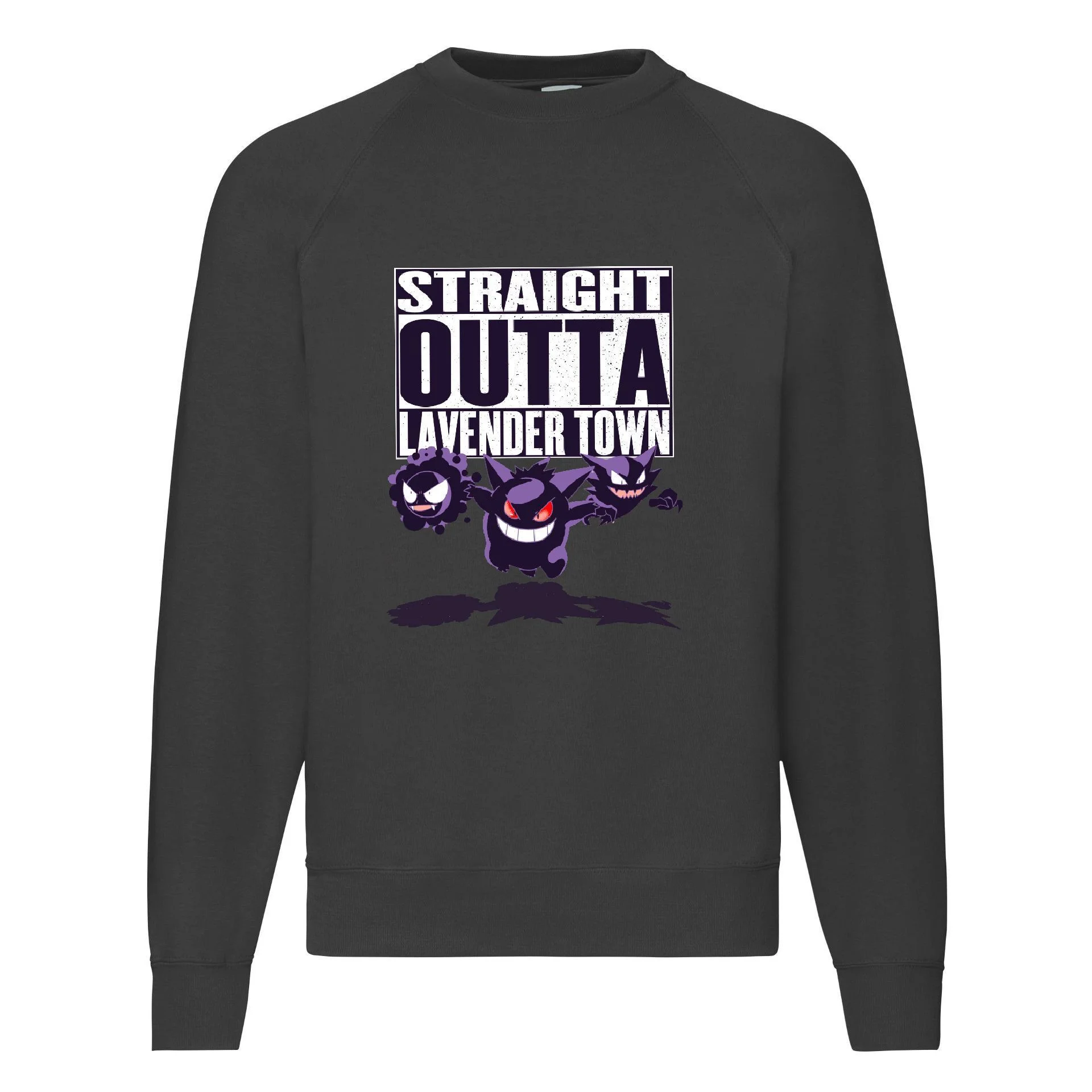 Φωτογραφία προϊόντος: Φούτερ Sweatshirt Pokemon Gengar no21 Original Fruit of the loom 80% βαμβάκι straight outta