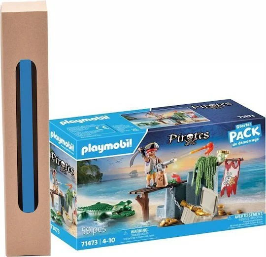 Φωτογραφία προϊόντος: Playmobil Pirates Πειρατής Με Αλιγάτορα για 4-10 ετών και δώρο λαμπάδα