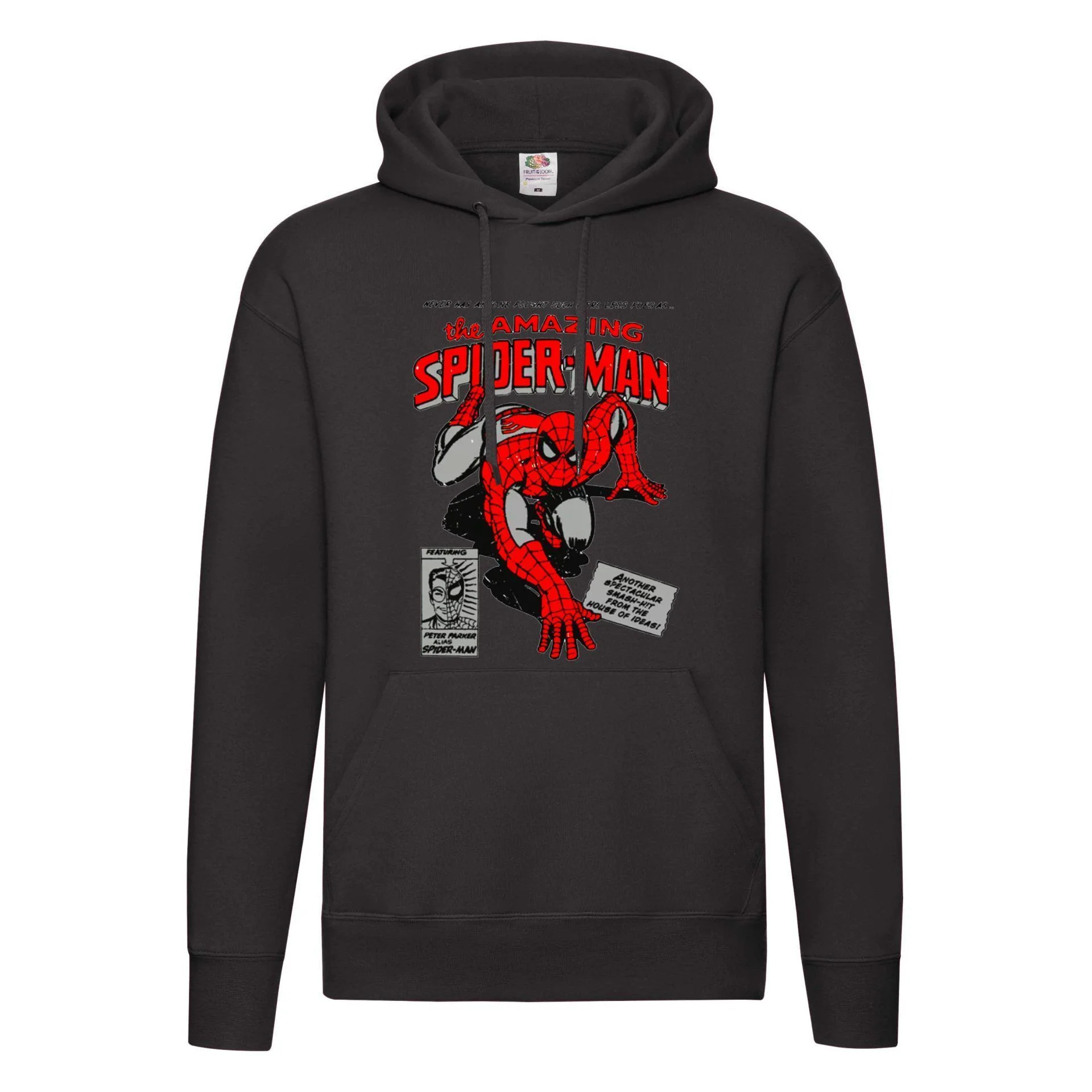 Φωτογραφία προϊόντος: Φούτερ με κουκούλα Spiderman the amazing no21 Original Fruit of the loom 70% βαμβάκι