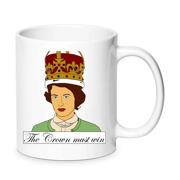Φωτογραφία προϊόντος: The crown mug Το στέμμα κούπα no5 κεραμική 330ml