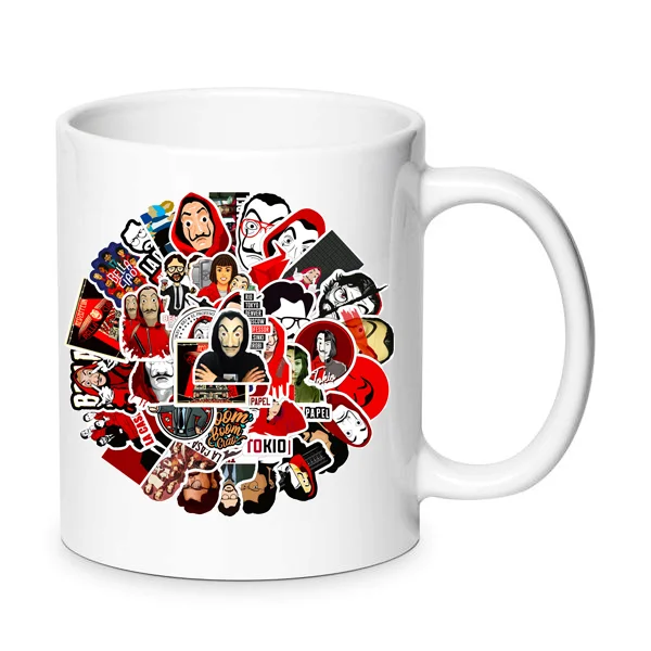 Φωτογραφία προϊόντος: Money heist La casa de papel mug κούπα no6 κεραμική 330ml