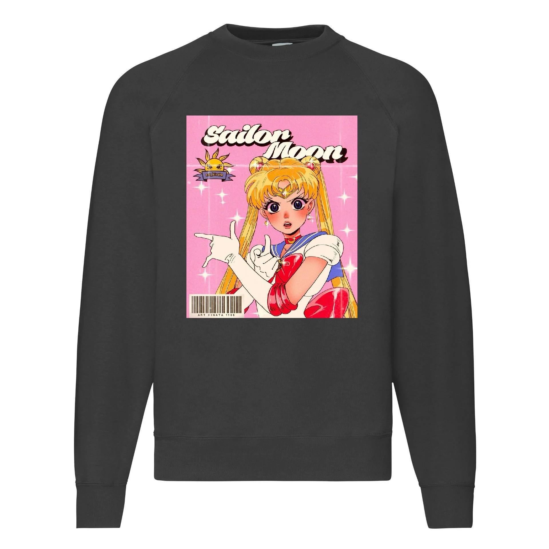 Φωτογραφία προϊόντος: Φούτερ Sweatshirt sweater Sailor Moon no3 Original Fruit of the loom 80% βαμβάκι