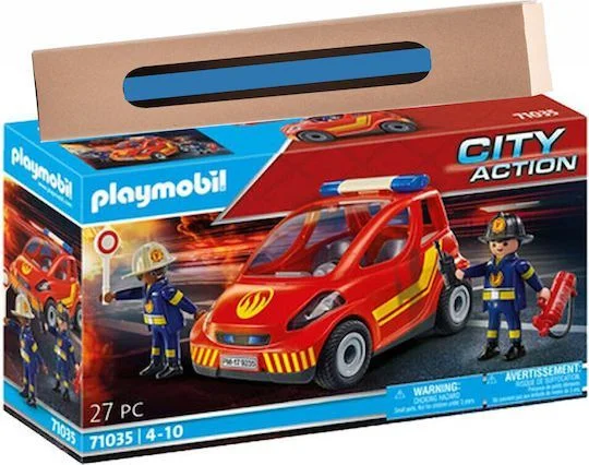 Φωτογραφία προϊόντος: Playmobil City Action Όχημα Πυροσβεστικής για 4-10 ετών και δώρο λαμπάδα
