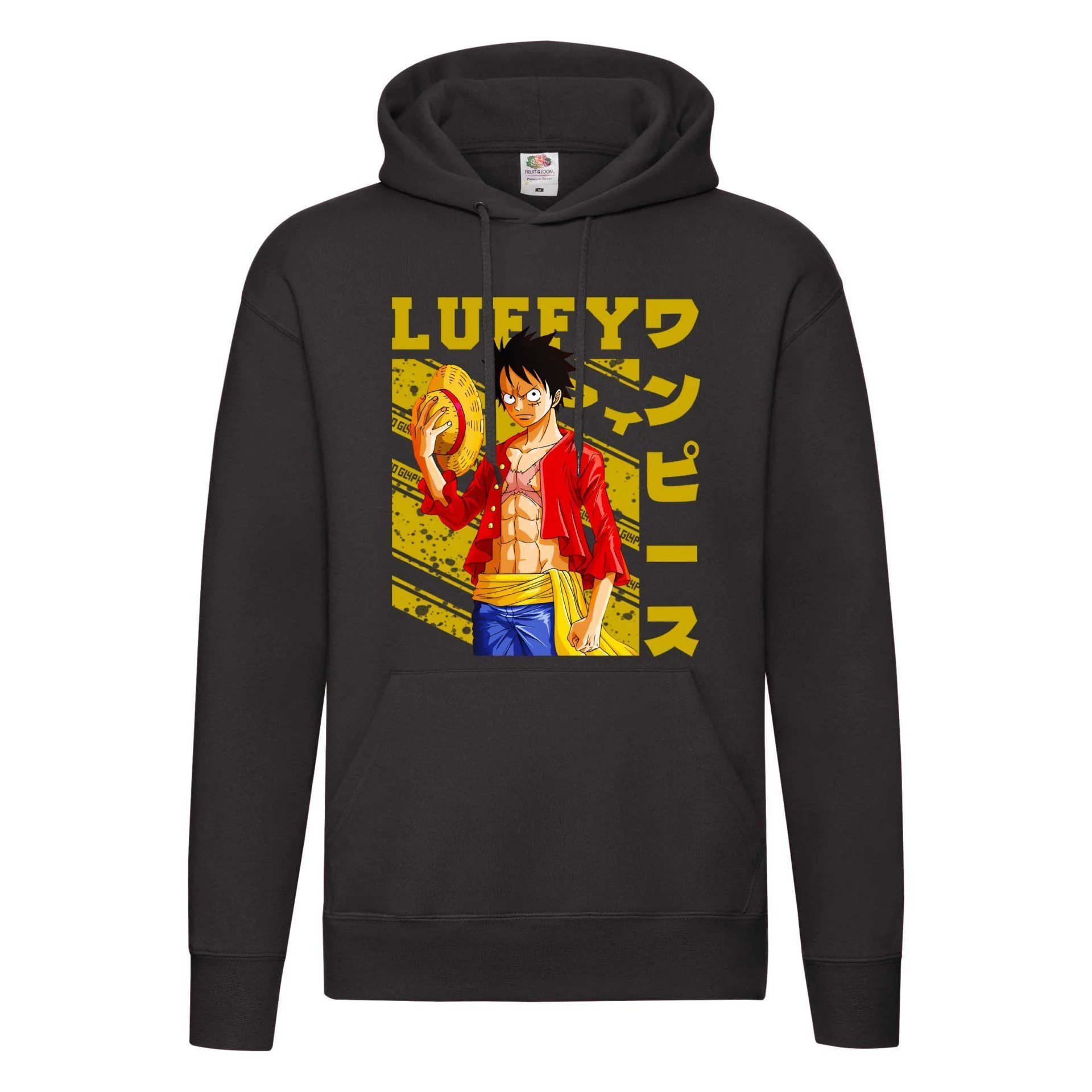 Φωτογραφία προϊόντος: Φούτερ με κουκούλα Monkey D. Luffy no1 Original Fruit of the loom 70% βαμβάκι
