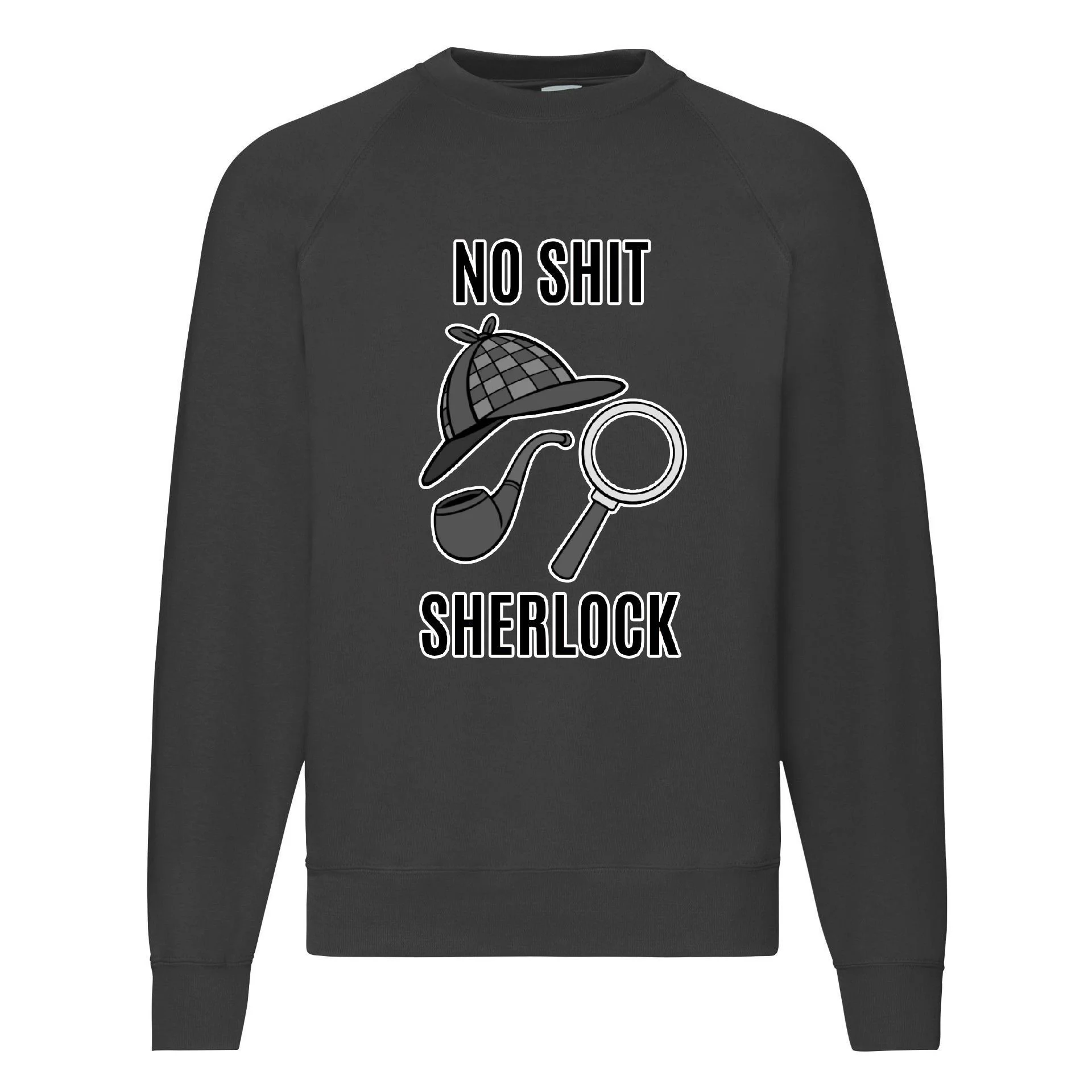 Φωτογραφία προϊόντος: Φούτερ Sweatshirt Sherlock Holmes no21 Original Fruit of the loom 80% βαμβάκι no shit sherlock