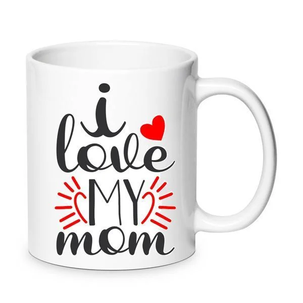 Φωτογραφία προϊόντος: I love my Mom mug Σαγαπώ μαμά κούπα no22 κεραμική 330ml