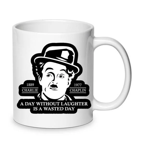 Φωτογραφία προϊόντος: Charlie Chaplin mug Τσάρλι Τσάπλιν κούπα no1 330ml κεραμική μπαίνει στο πλυντήριο