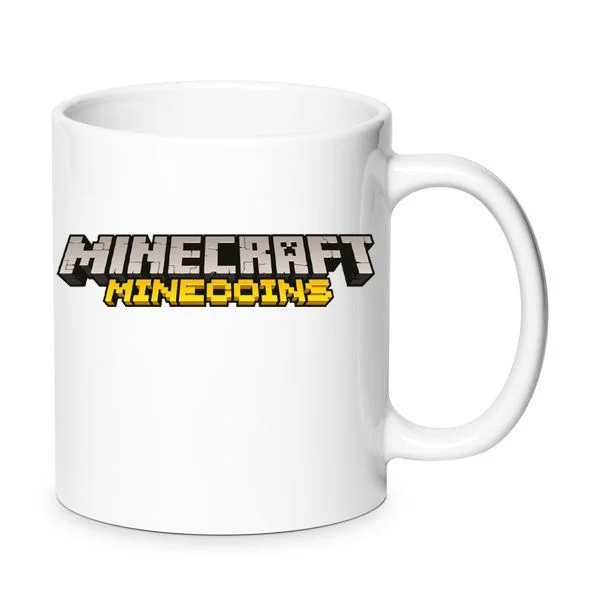 Φωτογραφία προϊόντος: Κούπα Λευκή Minecraft Minecoins Game Mug 330 ml No7