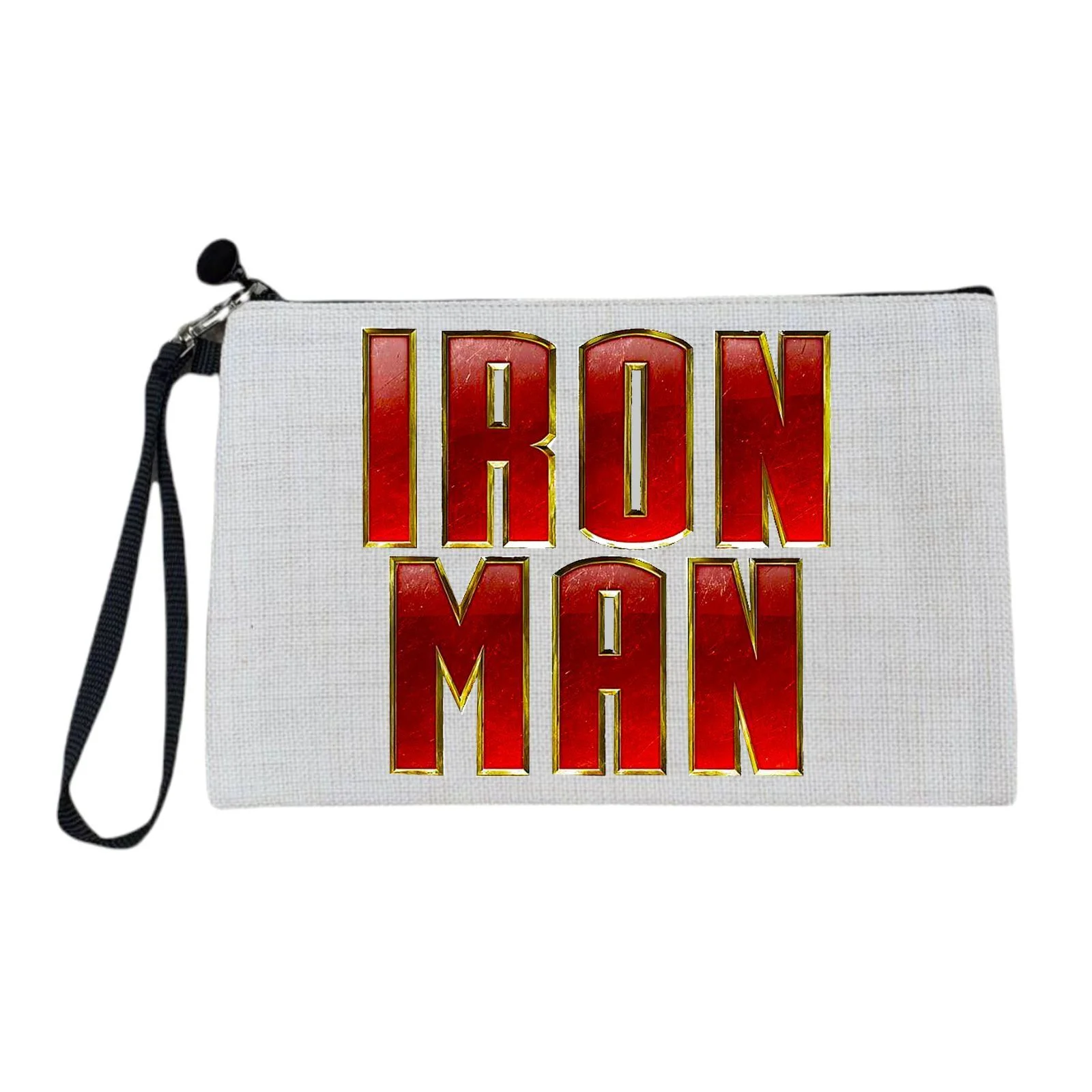 Φωτογραφία προϊόντος: Πορτοφόλι Θήκη λινό Iron man no4 καλής ποιότητας 23x16cm Λευκό