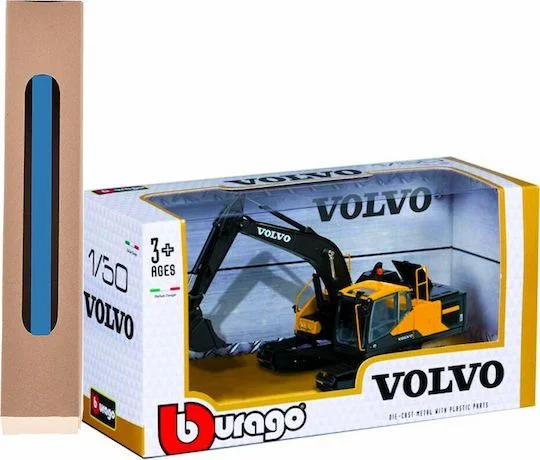 Φωτογραφία προϊόντος: Εκσκαφέας Volvo Bburago 1+#8260;50 3+ ετών και δώρο λαμπάδα