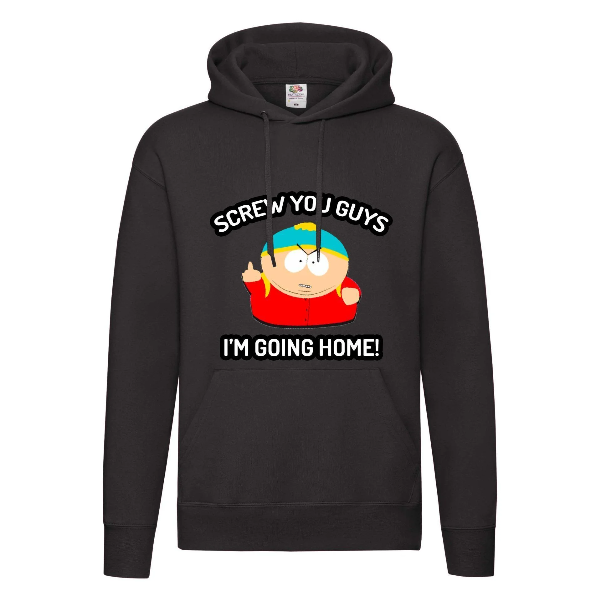 Φωτογραφία προϊόντος: Φούτερ με κουκούλα South park screw you guys i am going home no1 Fruit of the loom 70% βαμβάκι