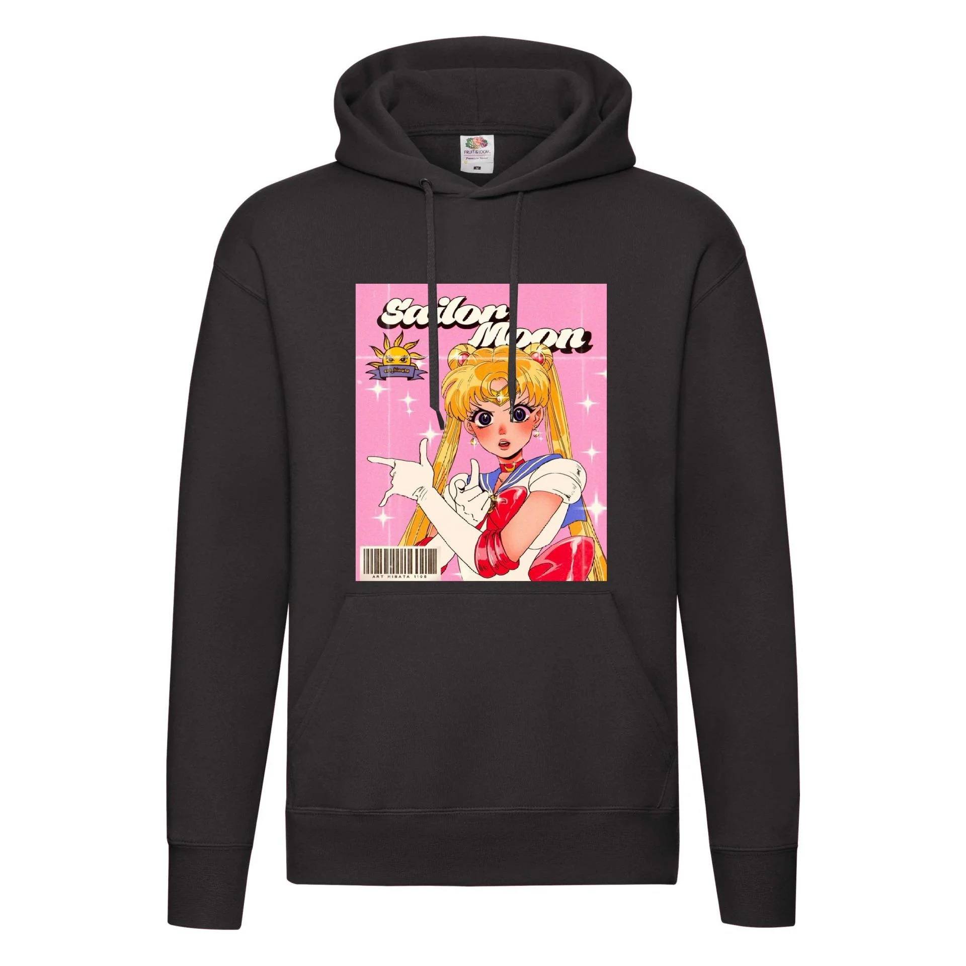 Φωτογραφία προϊόντος: Φούτερ με κουκούλα Sailor Moon no3 Original Fruit of the loom 70% βαμβάκι