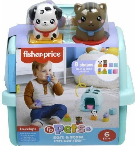 Φωτογραφία προϊόντος: Fisher-price Βαλιτσάκι Μεταφοράς Ζωάκια Σχήματα Εκπαιδευτικό Παιχνίδι