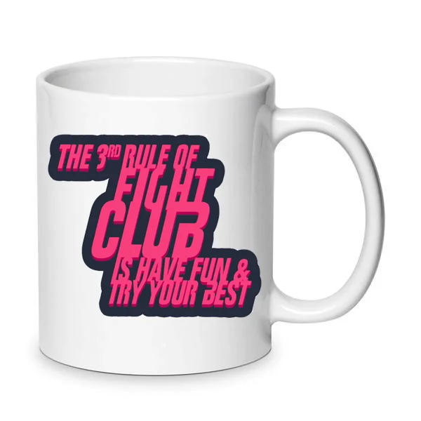 Φωτογραφία προϊόντος: Fight club mug κούπα no6 κεραμική 330ml