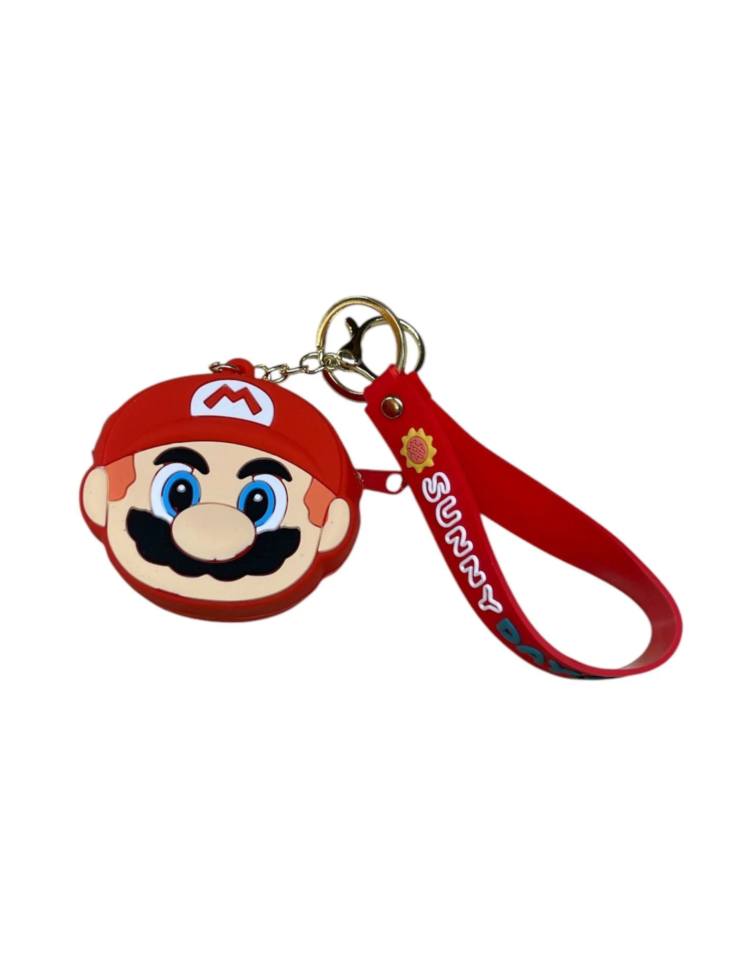 Φωτογραφία προϊόντος: Παιδικό PVC πορτοφόλι Mario Bros κόκκινο με φερμουάρ 7εκ.
