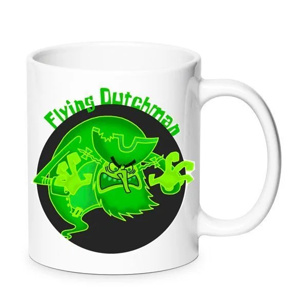 Φωτογραφία προϊόντος: Spongebob mug Flying Dutchman Μπομπ ο Σφουγγαράκης κούπα Ο ιπτάμενος Ολλανδός no13 κεραμική 330ml