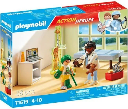 Φωτογραφία προϊόντος: Playmobil Action Heroes Παιδιατρείο για 4-10 ετών