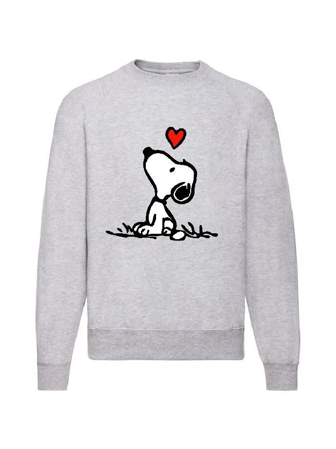 Φωτογραφία προϊόντος: Φούτερ Sweatshirt Sweater Snoopy Love no2 Original Fruit of the loom 80% βαμβάκι άριστης ποιότητας