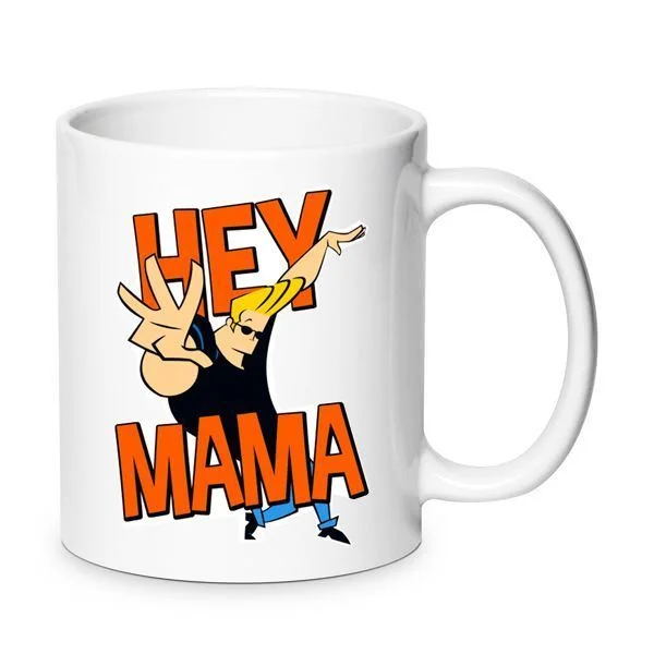 Φωτογραφία προϊόντος: Johny Bravo mug Τζόνι Μπράβο κούπα no2 330ml κεραμική μπαίνει στο πλυντήριο