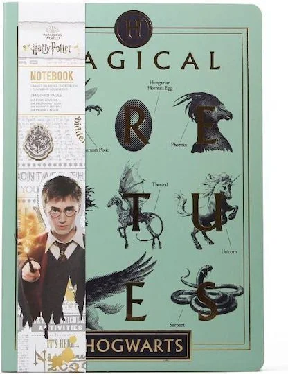 Φωτογραφία προϊόντος: Harry Potter Magical Creatures Σημειωματάριο 144 Φύλλων A5 Ριγέ Τιρκουάζ 48701