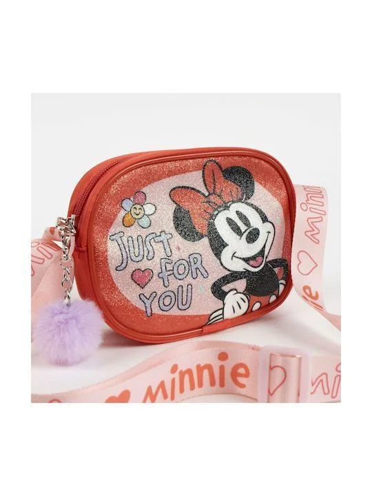 Φωτογραφία προϊόντος: Minnie Mouse Παιδική Τσάντα Ώμου Κόκκινη
