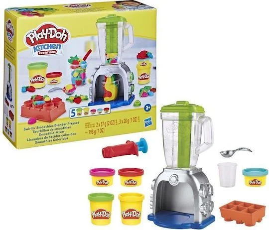 Φωτογραφία προϊόντος: Play-Doh Πλαστελίνη - Παιχνίδι Swirlin Smoothies Blender για 3+ Ετών