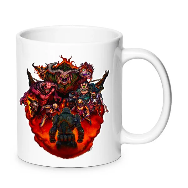 Φωτογραφία προϊόντος: DOOM Video Game mug κούπα no6 κεραμική 330ml