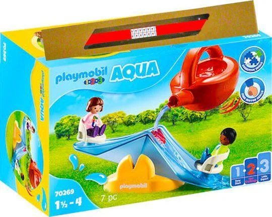 Φωτογραφία προϊόντος: Λαμπάδα Playmobil Σετ Νεροτραμπάλα Aqua-Water Seesaw