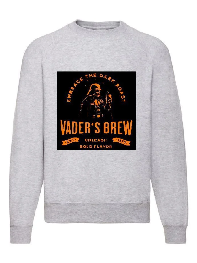 Φωτογραφία προϊόντος: Φούτερ Sweatshirt Star Wars vader s brew no3 Fruit of the loom 80% βαμβάκι embrace the dark roast