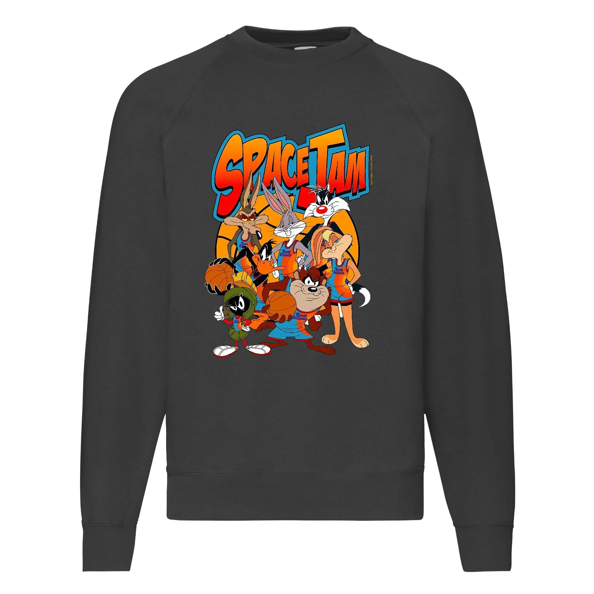 Φωτογραφία προϊόντος: Φούτερ Sweatshirt Sweater Space Jam Basket Looney Tunes no1 Original Fruit of the loom 80% βαμβάκι