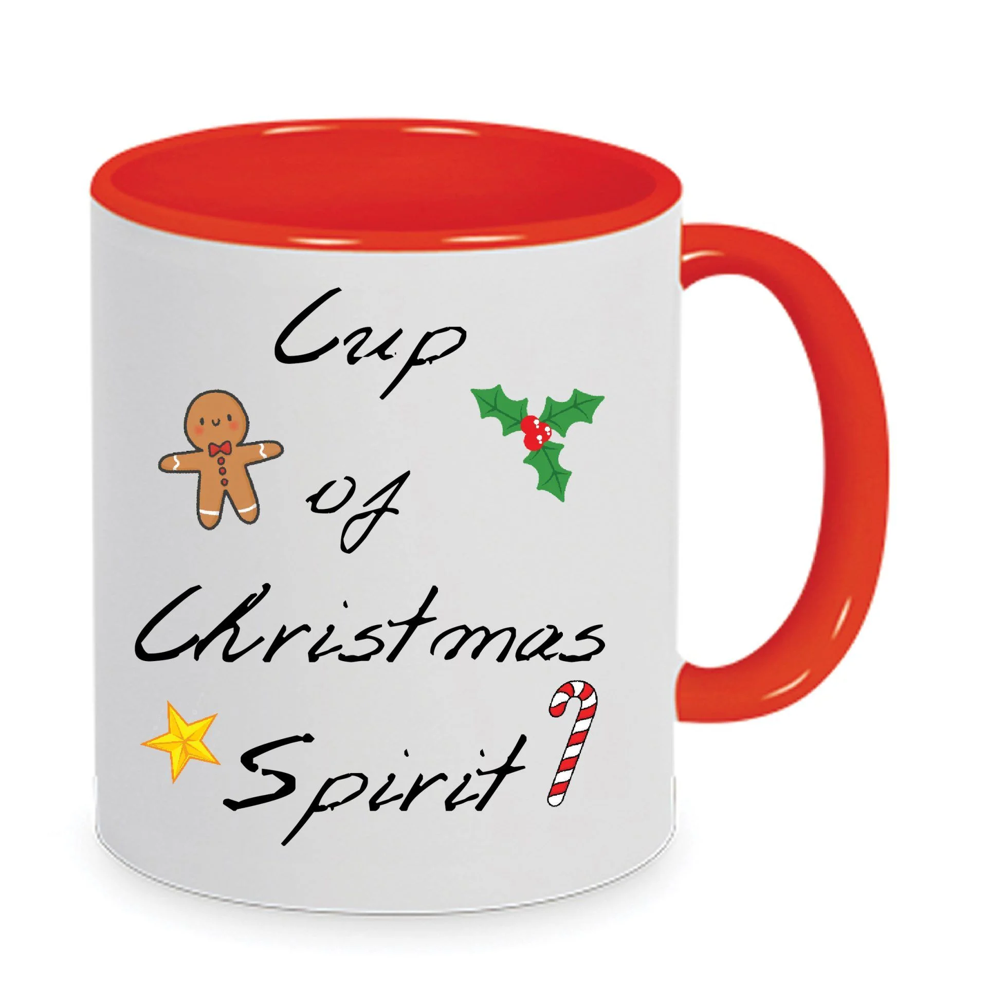 Φωτογραφία προϊόντος: Cup of christmas spirit Christmas mug Χριστουγεννιάτικη κούπα no109 κεραμική