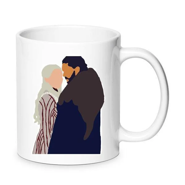 Φωτογραφία προϊόντος: Game Of Thrones mug Jon Snow and Daenerys Targaryen Αγίου Βαλεντίνου Κούπα No10 330ml Κεραμική