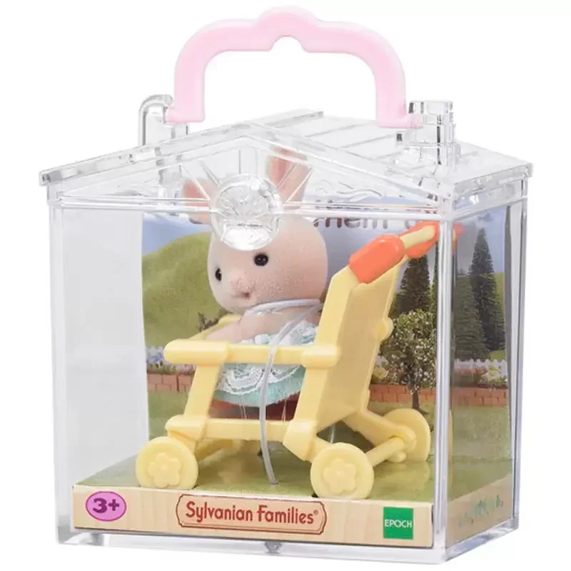 Φωτογραφία προϊόντος: Epoch Sylvanian Families Κουνελάκι Με Καροτσάκι + Θήκη Μεταφοράς (5200)