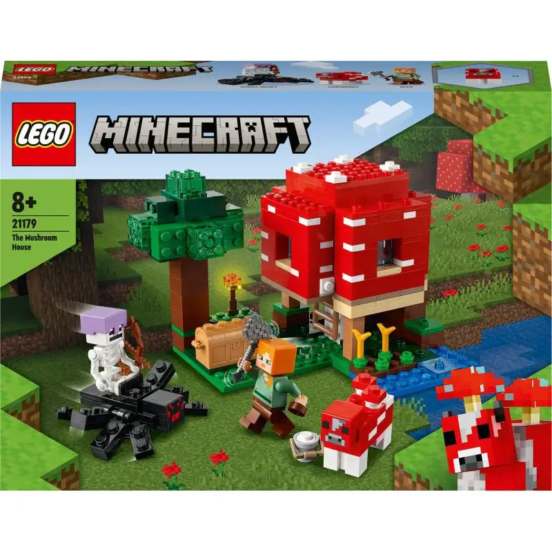 Φωτογραφία προϊόντος: Lego Minecraft Το Σπίτι Των Μανιταριών (21179)